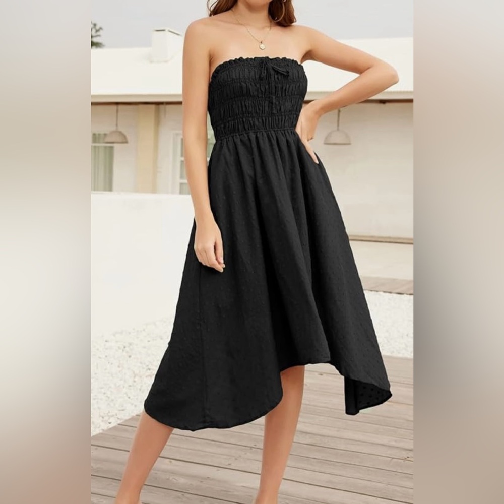 NWT Liumilac Women’s Beach Tube Cover Up Dress
